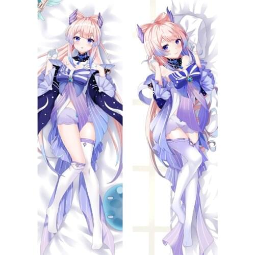 Anime Genshin Impact Thor Baal Kokomi Bedding Huggable Dakimakura Female Cosplay Body Otaku Pillow Cover DIY Custom Pillowcase