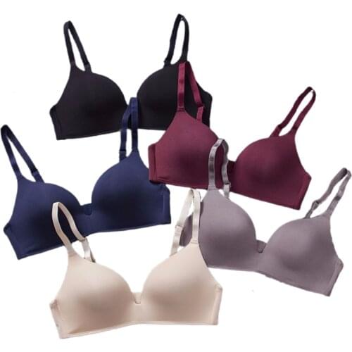 Women Fashion Underwear Thin Sexy Bras Push Up Lingerie No Steel Ring Seamless Bra Bralette Wireless Brassiere Female Intimates