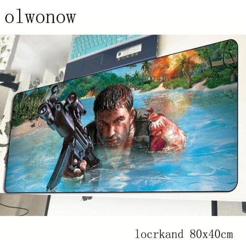 Far cry mousepad 800x400x3mm thick gaming mouse pad gamer mat locked edge game computer desk padmouse keyboard large play mats