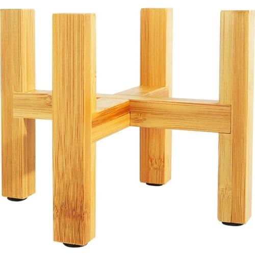 Plant Frame Wooden Flowerpot Frame Natural Wood Flowerpot Bamboo Tray For Indoor And Outdoor Modern Home Decoration