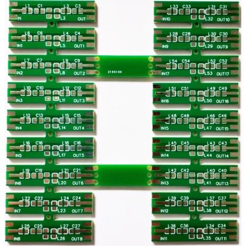 DIY Bandpass filters PCB