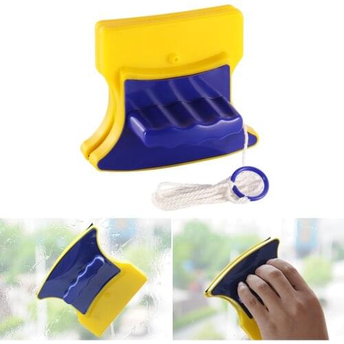 Double-sided Magnetic Window Cleaner Brush for Washing Windows Magnetic Brush for Washing of Glass Household Cleaning Tools