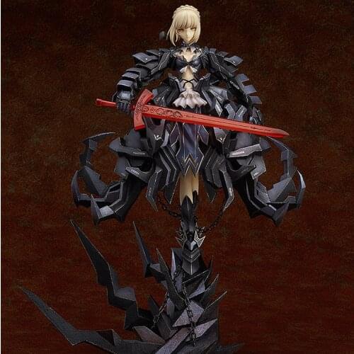 2021 hot 23cm Fate Zero Fate stay night black saber Arturia Pendragon action figure toys collection Christmas gift no box