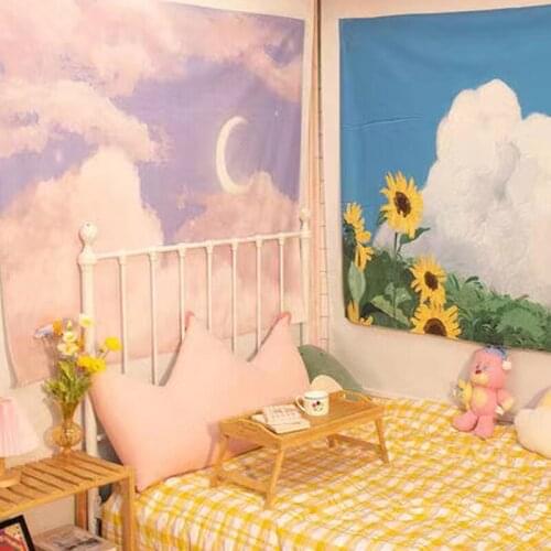 Wall Hanging Clothes Style Adornment Bedroom Good Thing Tapestry Cloth Wallpaper Poster Rent Dormitory Bed Background