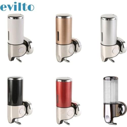 500ml Liquid Soap Dispensers Wall Mounted Shower Gel Hand Soap Shampoo Dispenser Container Kitchen Bathroom Accessories