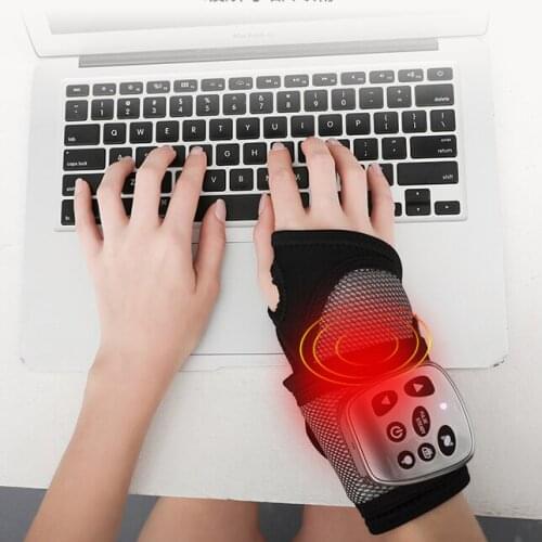 Relaxation Treatments Wrist Massager Electric Heating Hot Compress Wrist Heating Brace Massager US Plug 100-240V