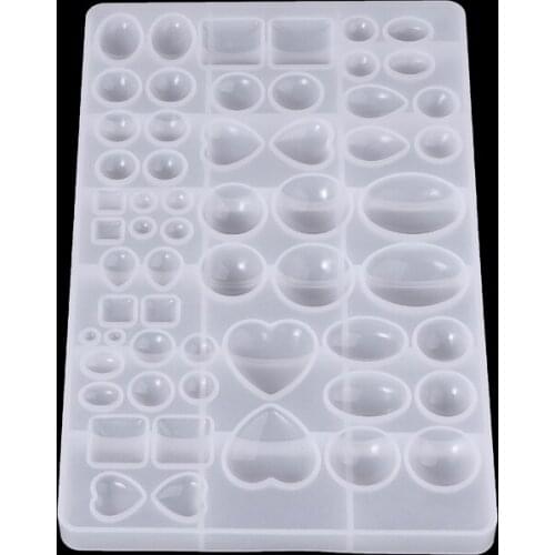 DIY Jewelry Molds Set Handmade Resin Casting Molds Jewelry Accessories Making Epoxy Resin Molds Silicone Crafts Supplies