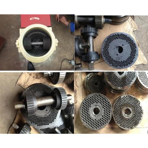 Dies of flat pellet machine with 4mm