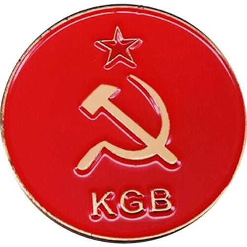 Soviet KGB brooch CCCP medal Ussr communism jewelry ww2 antique collection