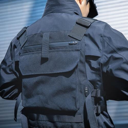 Tactical vest techwear accesories ninja wear darkwear киберпанк EDR-0116