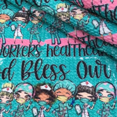Healthy Nurse 50*145cm Bullet Liverpool Fabric for Tissue Kids Home Textile Patchwork Cloth DIY Sewing Quilting Curtain,c15470