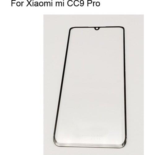 High quality For Xiaomi mi CC9 Pro Front Outer Glass Lens Touch Screen Outer Glass without Flex cable For Xiaomi mi CC 9 Pro