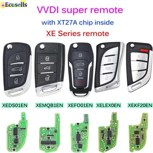 Xhorse XEDS01EN/XEMQB1EN/XEFO01/XELEX0EN/XEKF20EN VVDI Super Remote XT27A Chip for VVDI2 /VVDI MINI Key Tool/VVDI Key Tool Max