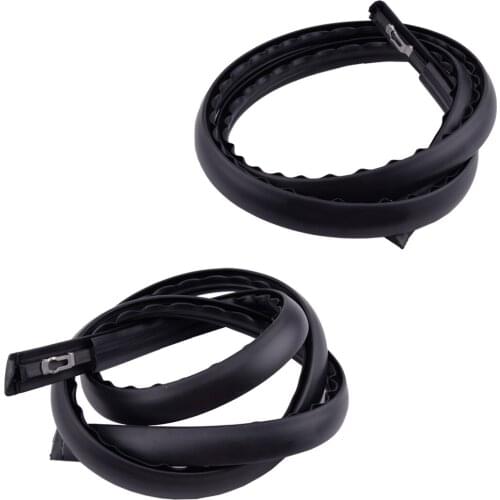 1 Pair Rubber Car Roof Weatherstrip Moulding Trim Seal Fit for Honda Civic 2012 2013 2014 2015