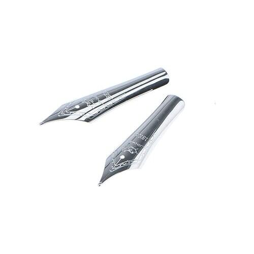 1pc 750 159 Metal Silver Diy 0.5mm Standard Fountain Pen Replacement Nib For Jinhao