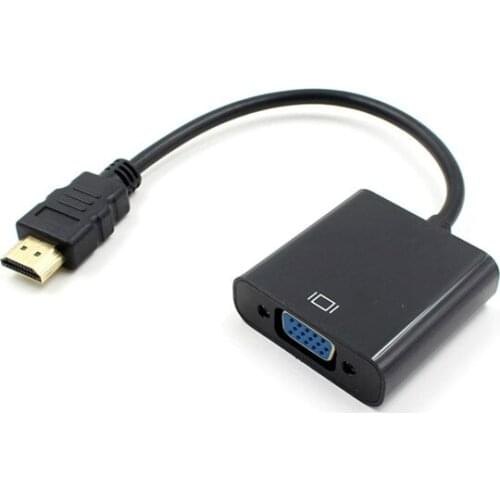 2021 HD 1080P Digital to Analog Converter Cable HDMI-compatible to VGA Adapter For PS4 PC Laptop TV Box to Projector Displayer