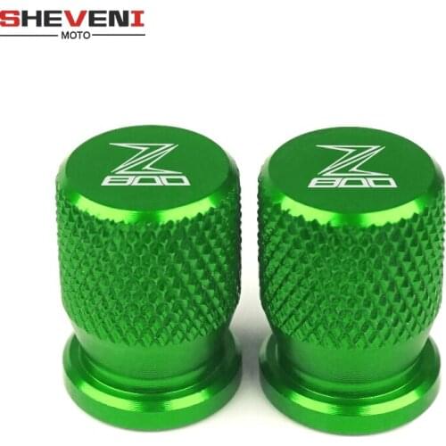 For KAWASAKI Z800 Motorcycle Accessorie Universal Moto Wheel Tire Valve Stem Caps CNC Airtight Covers For Z 800