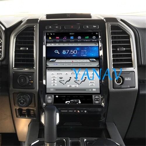 Tesla style Vertical Screen Car Navigation GPS For-Ford Raptor F150 2015+ navigation multimedia system radio stereo head unit