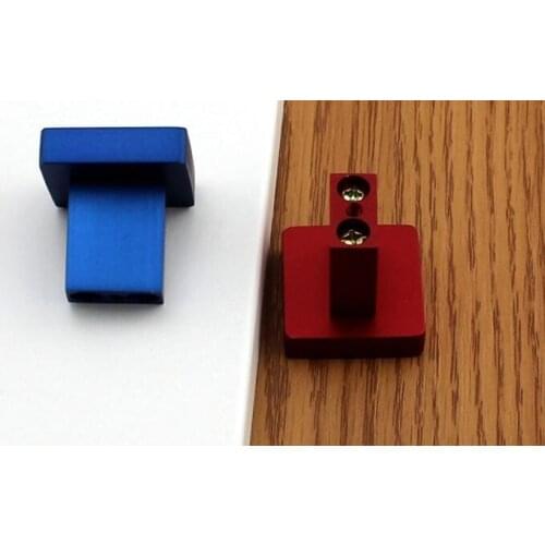 Color handle modern Rose Red Rose blue wardrobe cupboard door handle drawer handle cabinet drawer handle hole Furniture Hardware