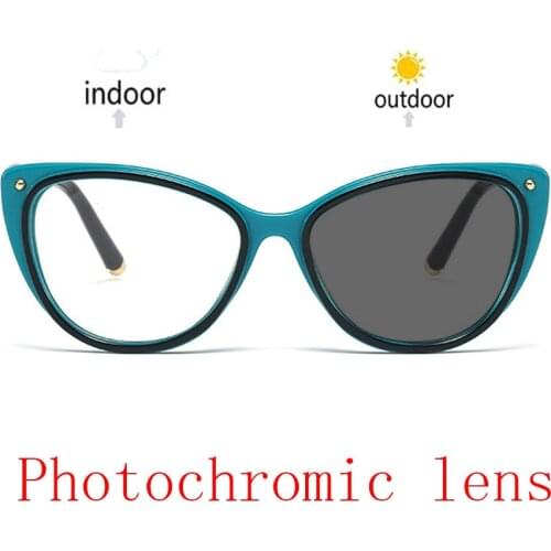 Finished Product Myopia Mens Computer Glasses Photochromic Sunglasses Chameleon Women Optical Myopia Prescription -1.25 NX