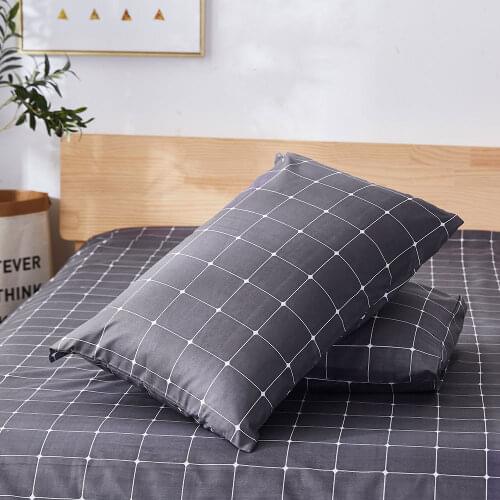 Polyester pillowcase printed pillow case bedding grey pillow cover envelope custom pillow case cover 48*74cm 1piece dropshipping