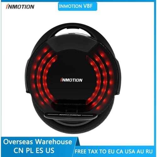 2021 Newest INMOTION V8F Electric Unicycle International Edition, Built-in rod, 1000W Motor,35KM/H,518WH Monowheel One Wheel