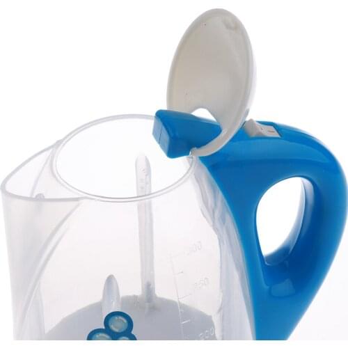 Plastic Simulation Miniature Home Appliance Kids Children Pretend Role Play Toy - Blue Kettle