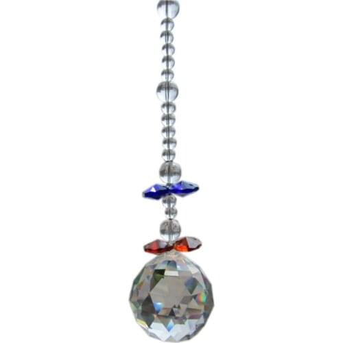 Garland Beautiful Rainbows Suncatcher Crystal Pendulum Lamp Prisms Hanging Ball 40mm M02091