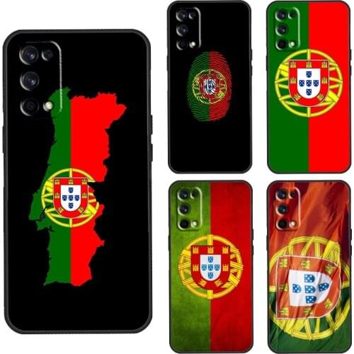 Portugal Flag Case For Realme C3 C11 C15 GT Neo Q3 6 7 8 Pro Cover For OnePlus 8 Pro 8T Nord 9 Pro Shell