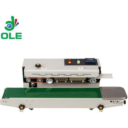 Durable Continuous Fr-800 Horizontal Plastic Film Sealer Bag Heat Sealing Machine