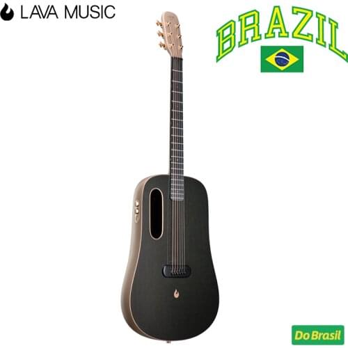 LAVA ME PRO Acoustic Electric Guitar Carbon Fiber FreeBoost 41 Inch Professional Playing Guitar With Case Pick Charging Cable