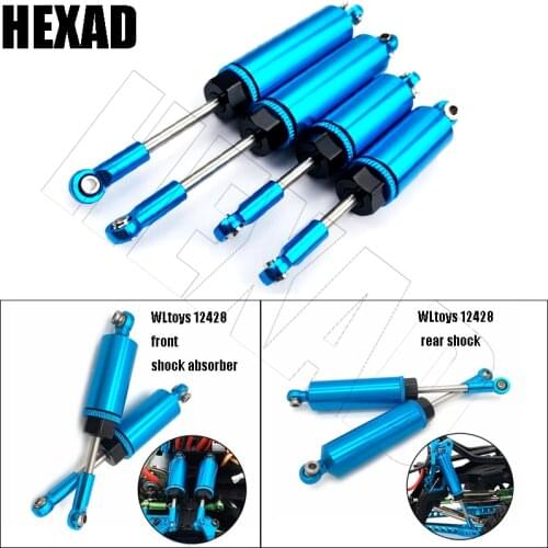 Alloy CNC 6061 Metal Front Rear Shock Absorber For Wltoys 12428 12429 12423 FY 01 03 RC 1/12 RC Upgrade Parts Accessories