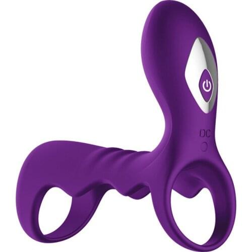 Vibrating Cock Ring Dual Penis Ring Premium Stretchy Cock Ring Longer Harder Stronger Erection Enhancing Sex Toys For Couples