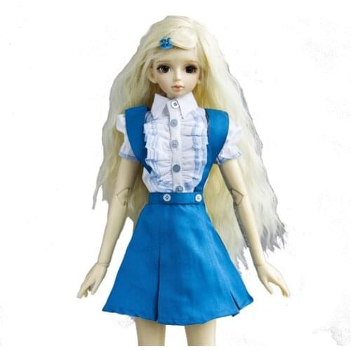 [wamami] 290# Blue Strap Dress/Short-Sleeved Shirt 1/4 MSD AOD DOD DZ BJD Dollfie