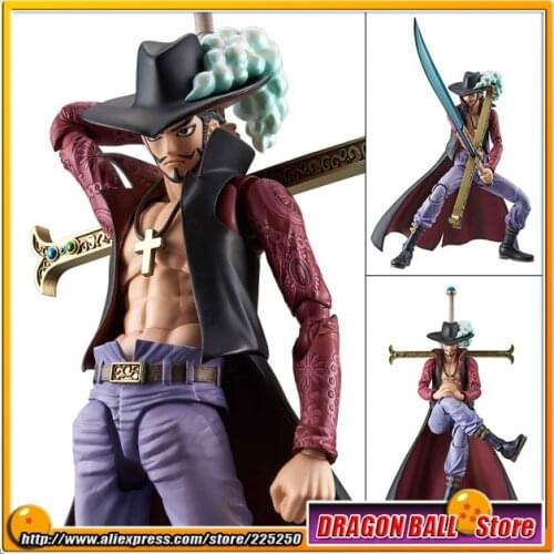 Japanese Anime "ONE PIECE" Original MegaHouse (MH) Variable Action Heroes Complete Action Figure - Dracule Mihawk