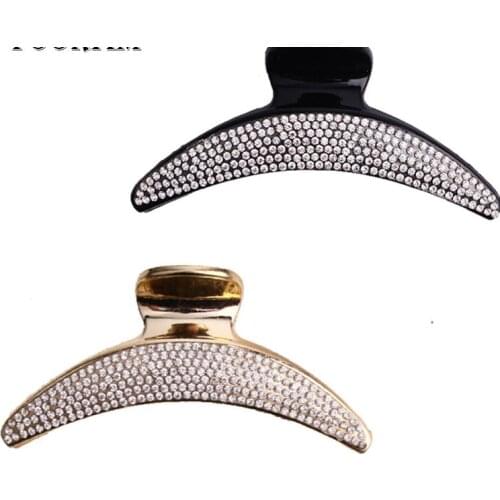 New 12.5cm Hair claws Hairpins Trendy Hair Clip Rhinestone Crab Hair Claws Clip For Women Girl Accessories Hair ACC18