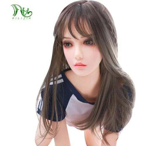 AILIJIA 148cm Real Sex Doll B Cup Adult Love Dolls for Men Sex Masturbation Lifelike Oral Anal Vaginal 3 Holes 3D Sex Toys