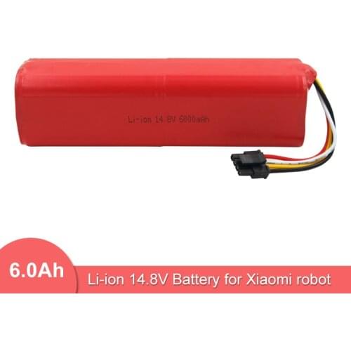 NEW 14.8V 6000mAh Lithium Replacement Rechargeable Battery for Xiaomi Mi Robot Vacuum Cleaners xiaomi roborock S50 S51 Battery