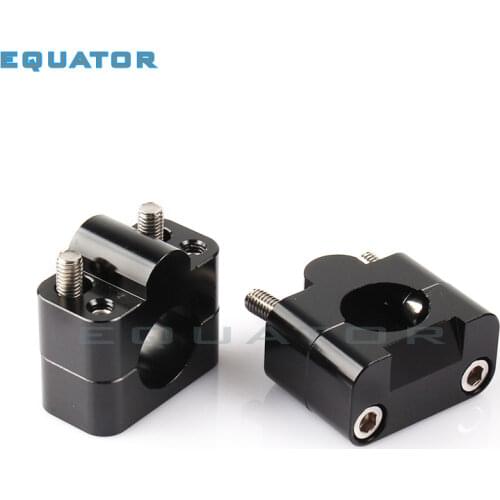 CNC Aluminum Motorcycle Dirt Bike Handle Bar Mount Fat Adapter Handlebar Mounts Clamp 7/8" 1 1/8 22mm 28mm