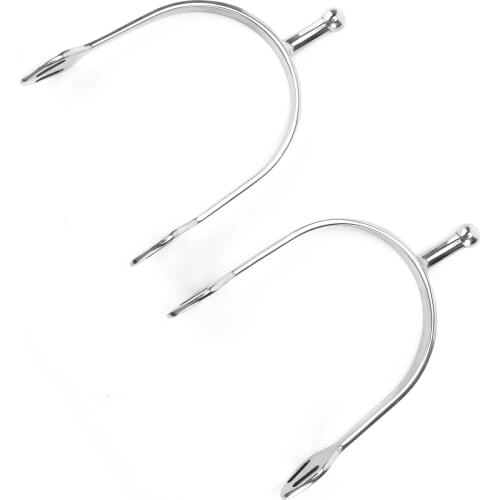 Stainless Steel Horse Spurs Round Head English Spur