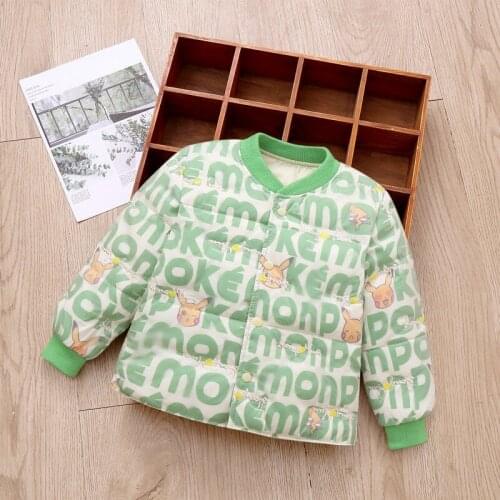 Childrens light down jacket boys new baby baby warm inner bile girl jacket autumn and winter jacket