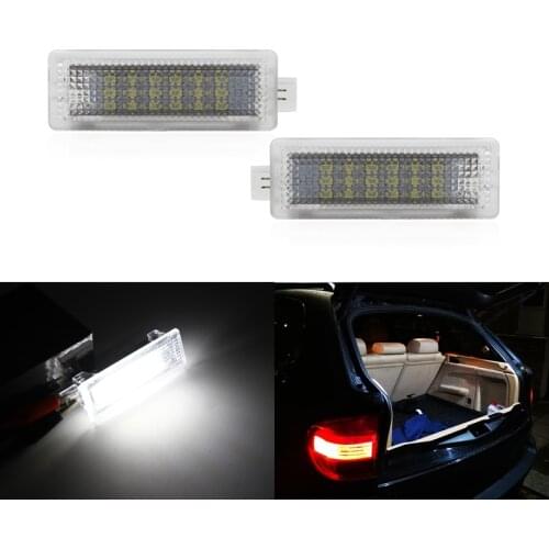 For BMW F01N/F02N/F03N F30 F31 F32 F10LCI F11LCI 2PCs SMD Led Door Courtesy Interior Footwell Trunk Light Lamps
