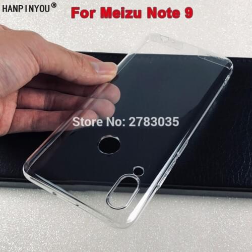 For Meizu Note 9 M923Q 6.2" Glossy Snap Phone Case Crystal Invisible Hard PC Full Cover Clear Camera Protect Back Shell