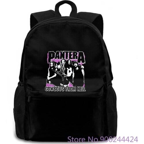 PANTERA Metal Band Graphic women men backpack laptop travel school adult student