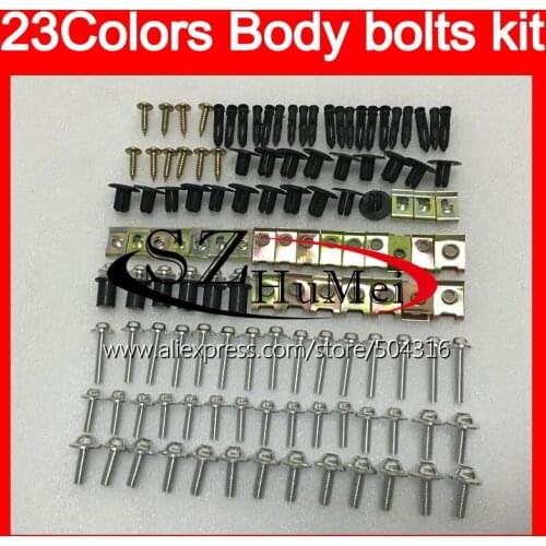 Fairing bolts full screw kit For KAWASAKI NINJA ZZR 250 1990 1991 1992 ZZR250 1993 1994 1995 98 1999 Windscreen bolt screws Nuts