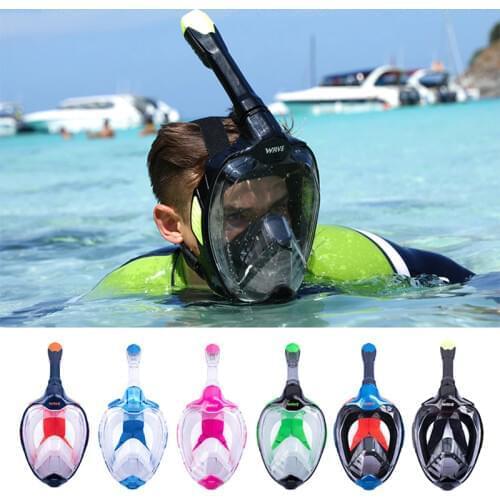 Full Face Scuba Diving Mask for Adult Youth New Anti Fog Goggles With GoPro Mount Underwater Wide View Snorkel Swimming Mask