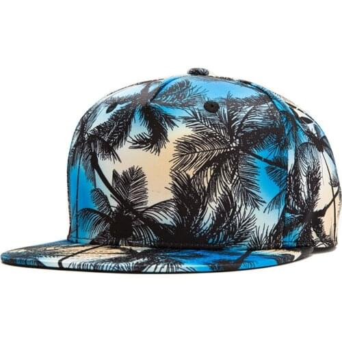 Men Cap Snapback Dad Hat Women Flat Bill Summer Sun Beach Breathable Adjustable Blue Sports Outdoor Accessory For Teenagers