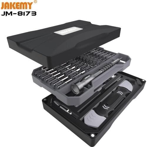 JAKEMY Newest Screwdriver Set Precision Magnetic Repair Hand Tools for Laptop/Watch/Glasses/Smart Phone Aluminum-Alloy Handle