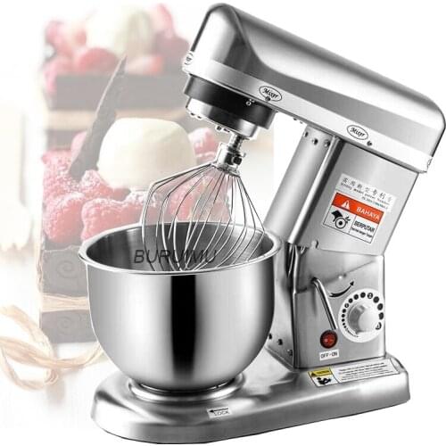 Stainless Steel Bowl Multifunctional Kitchen Stand Mixer Cream Egg Whisk Blender Egg Cream Salad Beater Bread Maker