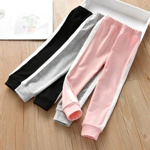 Autumn Children Kids Baby Girls Boys Long Pants Trousers Kid Casual Cotton Soft Shorts Lovely Baby Sports Pants 1-6T